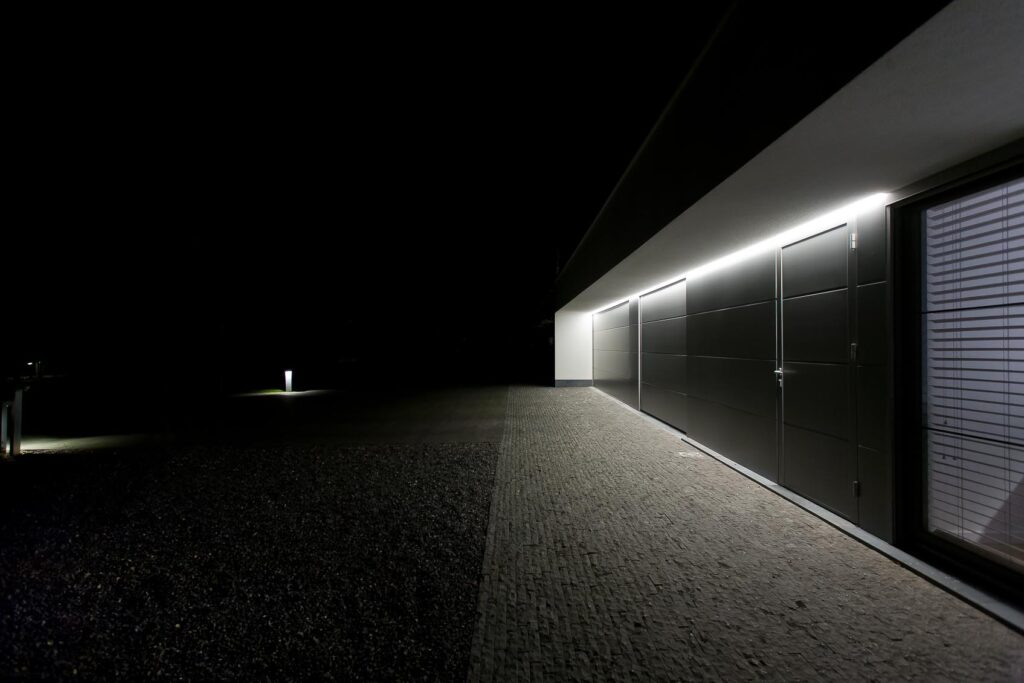 lichtontwerp modernistische villa